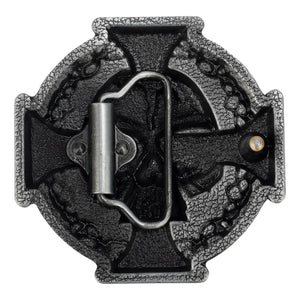 Iron Cross Skull Belt Buckle