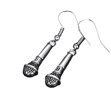 Load image into Gallery viewer, Microphone Earrings