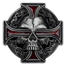 Load image into Gallery viewer, Iron Cross Skull Belt Buckle