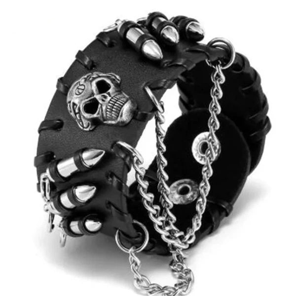 Bullets and Skull Band