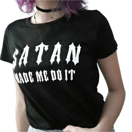 Women's Satan Made Me Do It Tee