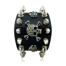 Load image into Gallery viewer, Spiked Skull Band