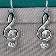 Load image into Gallery viewer, Clef Note Earrings