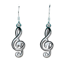 Load image into Gallery viewer, Clef Note Earrings